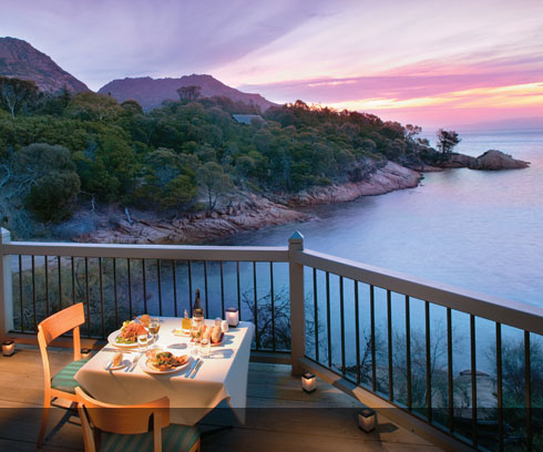 Just another days end at Freycinet Lodge at Coles Bay