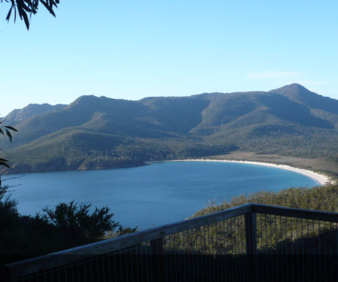 The world renowned Wineglass Bay, Freycinet National Park