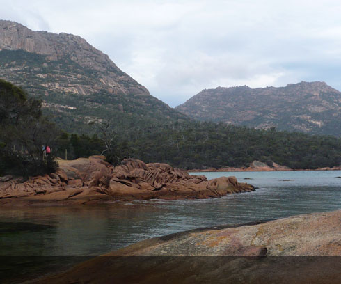 Picturesque coastal walks at Coles Bay Freycinet, Tasmania