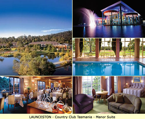 Launceston Honeymoon Accommodation - Country Club Tasmania - Manor Suite