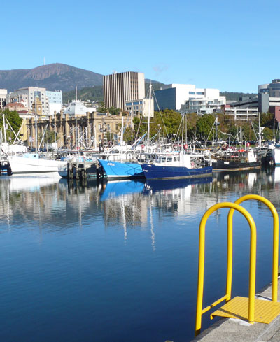 Visit Hobart's historic waterfront