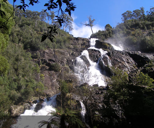 The majestic Saint Columba Falls 35km from St Helens