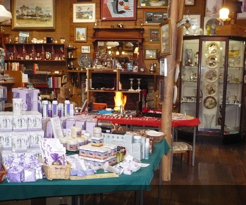 Antiques and collectables at The Shop in the Bush just outside St Helens 