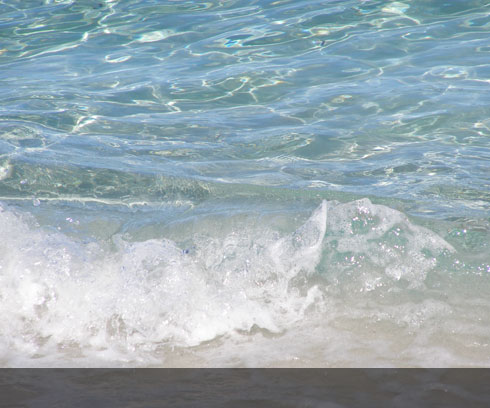 The calming seas at Binalong Bay close to St Helens