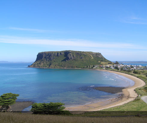 View of Stanley and the majestic Nut, North West Tasmania