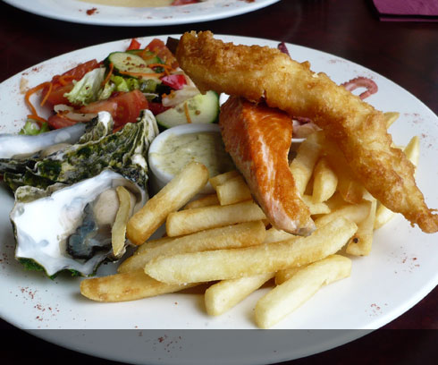 Fresh Seafood at the Stanley Hotel