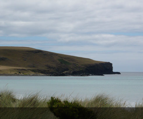 Moulded headlands west of Stanley