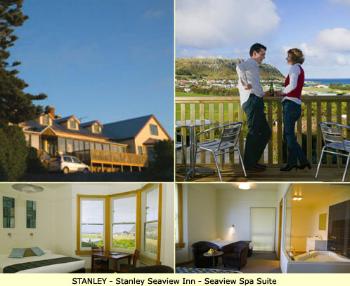 Stanley Accommodation - Stanley Seaview Inn - Spa Suite