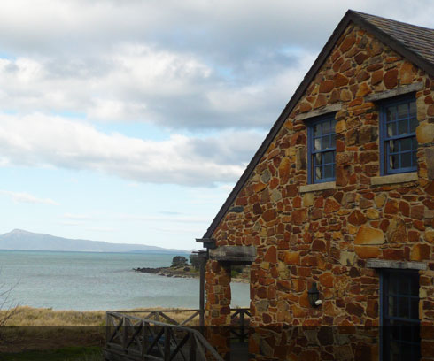 The lovely stone cottages of Piermont Retreat, Swansea